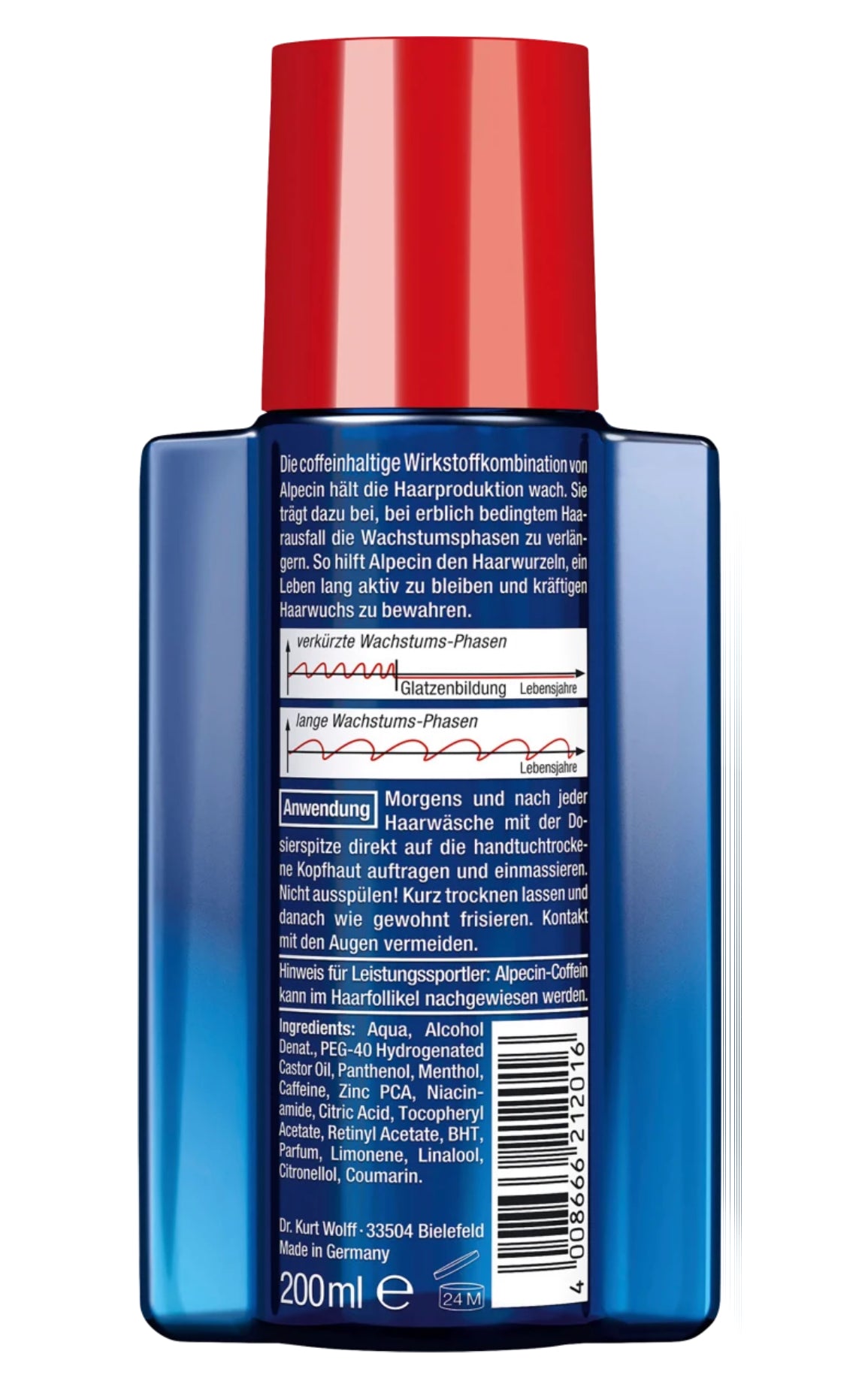 Erwecken Sie Ihre Kopfhaut und regen Sie das Haarwachstum an mit Alpecin Coffein-Liquids. Der Coffein-Komplex stärkt die Haarwurzeln und sorgt für kräftiges Haar. Verabschieden Sie sich von Haarausfall und erhalten Sie bis zu 20% mehr Haarwachstum. Wissenschaftlich bewiesen und von Experten empfohlen.