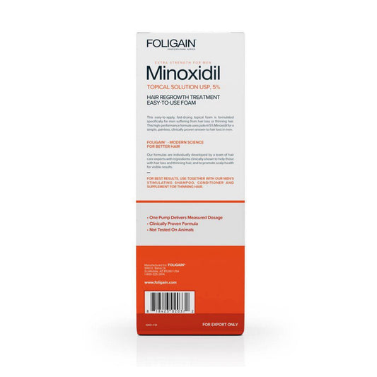 Haarwuchs-Schaum FOLIGAIN Minoxidil 5% zur Förderung gesunder Haarfollikel
