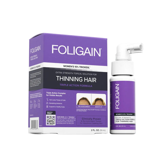 Triple Action Intensivformel von FOLIGAIN zur Stärkung der Haarwurzeln bei Frauen