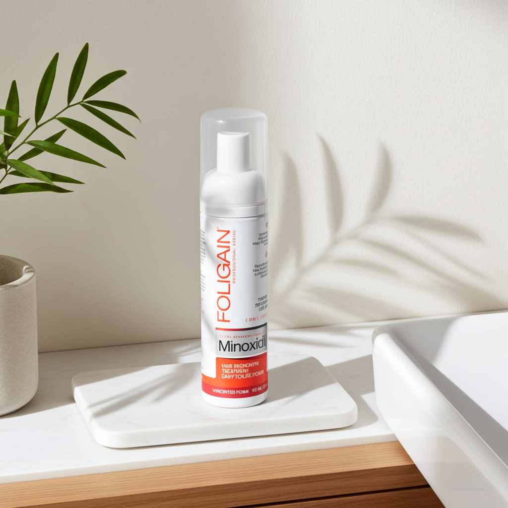 FOLIGAIN Foam Minoxidil zur Unterstützung von Haarwachstum und Haarvolumen