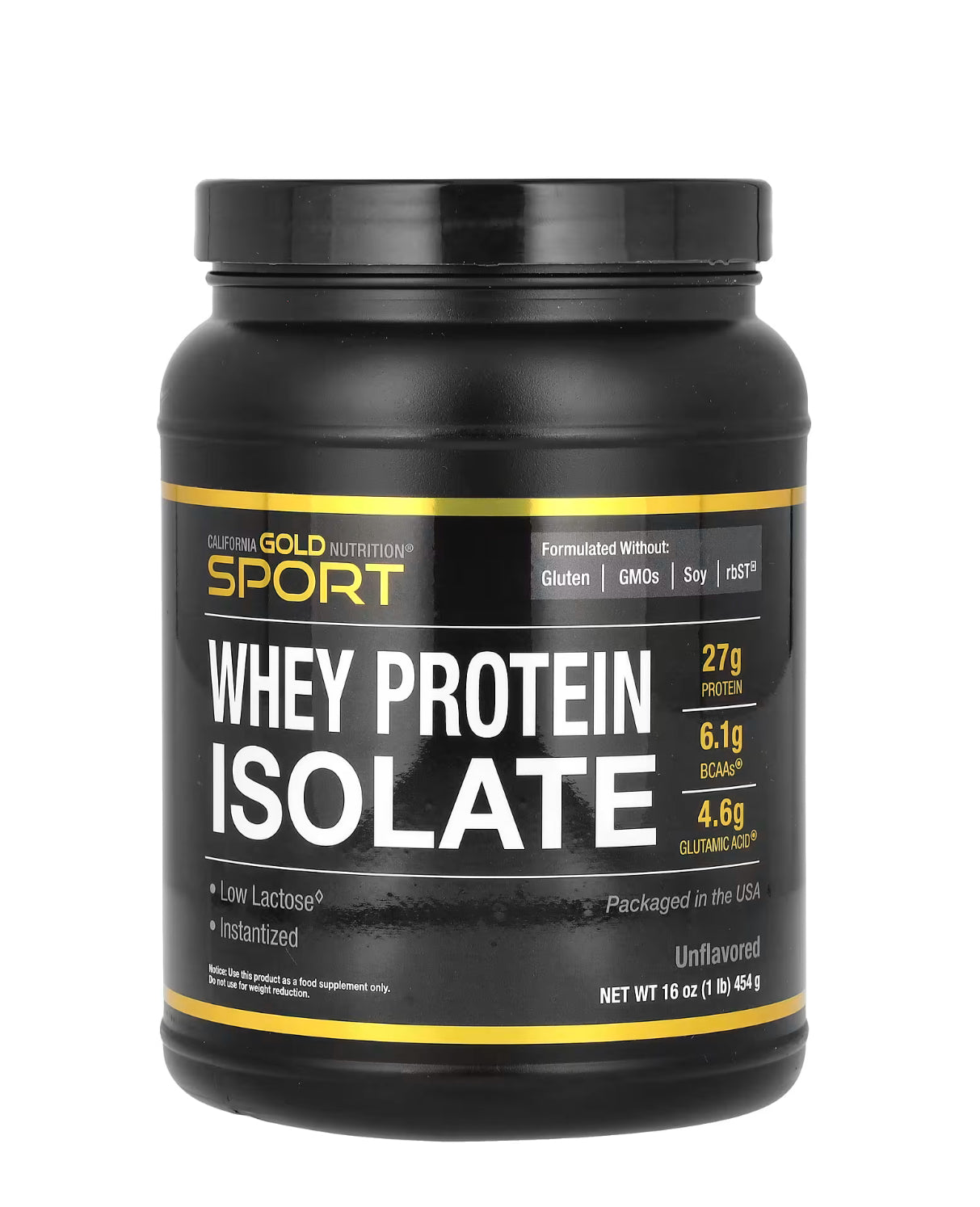 Sport, Whey Protein Isolate, Unflavored, 454 g (1 lb.)