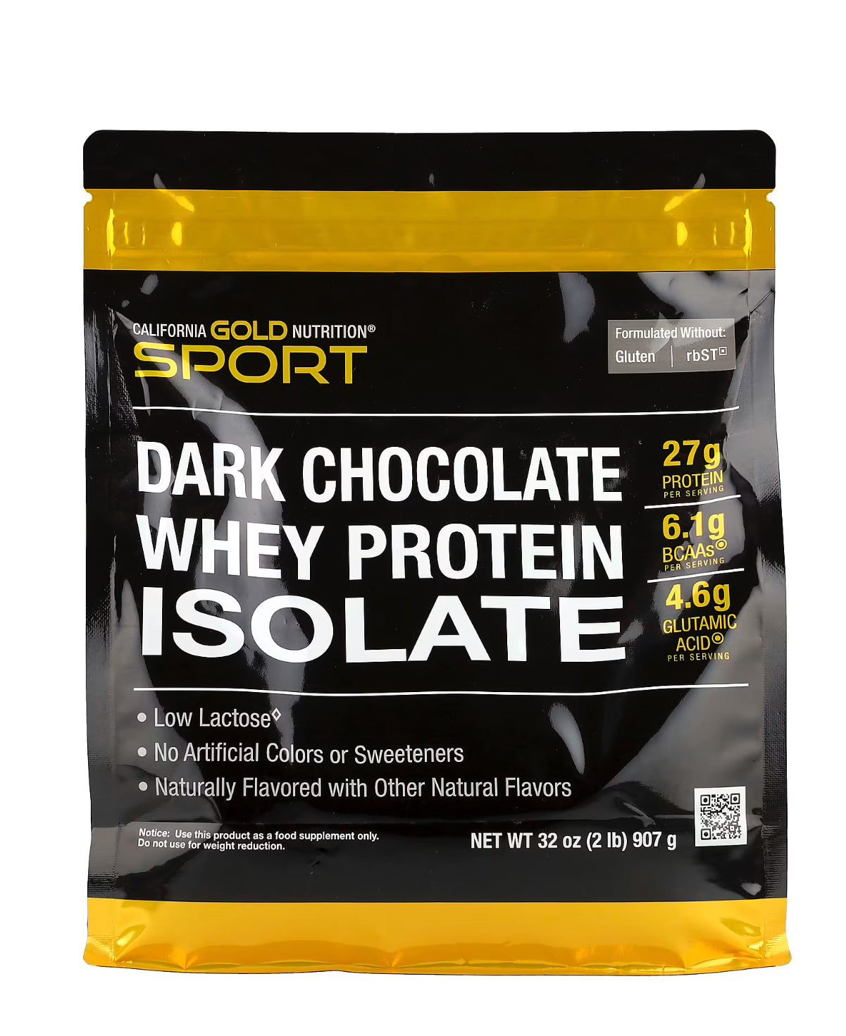 Sport, Whey Protein Isolate, Whey Protein Isolate, Dark Chocolate, 907 g (2 lb.)