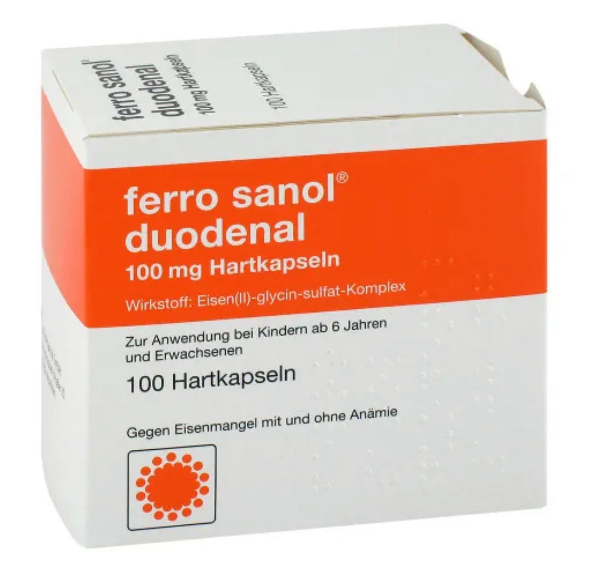 Ferro Sanol duodenal 100 mg gastro-resistant capsules 100 pcs