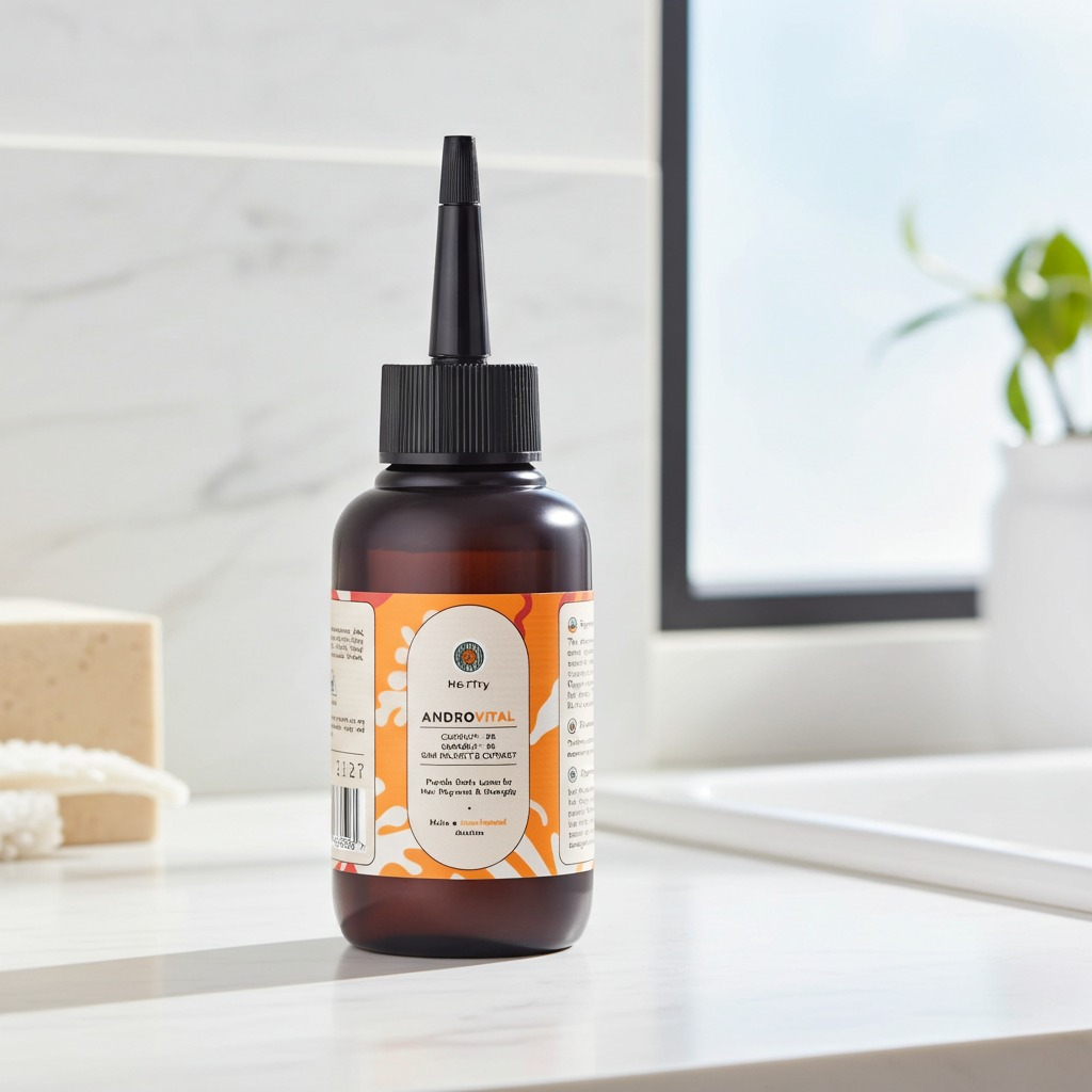 AndroVital Lotion von HairTry zur modernen Behandlung von dĂĽnnem Haar und Haarverlust