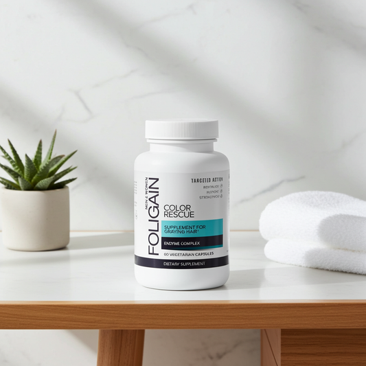 FOLIGAIN Stimulierendes Nahrungsergänzungsmittel gegen Haarausfall – Haarwachstum, Haarstärkung & dünner werdendes Haar effektiv unterstützen