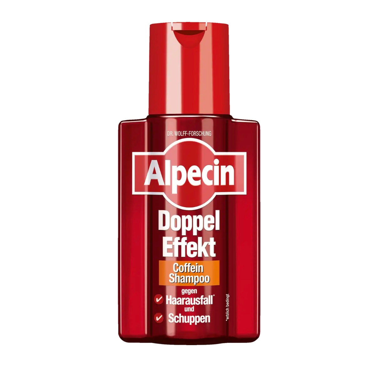 Coffein Shampoo mit Doppel-Effekt zur Pflege der Kopfhaut bei Schuppen und Haarausfall
