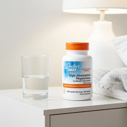 Original Doctor's Best Magnesium Tabletten mit hoher Bioverfügbarkeit online bestellen
