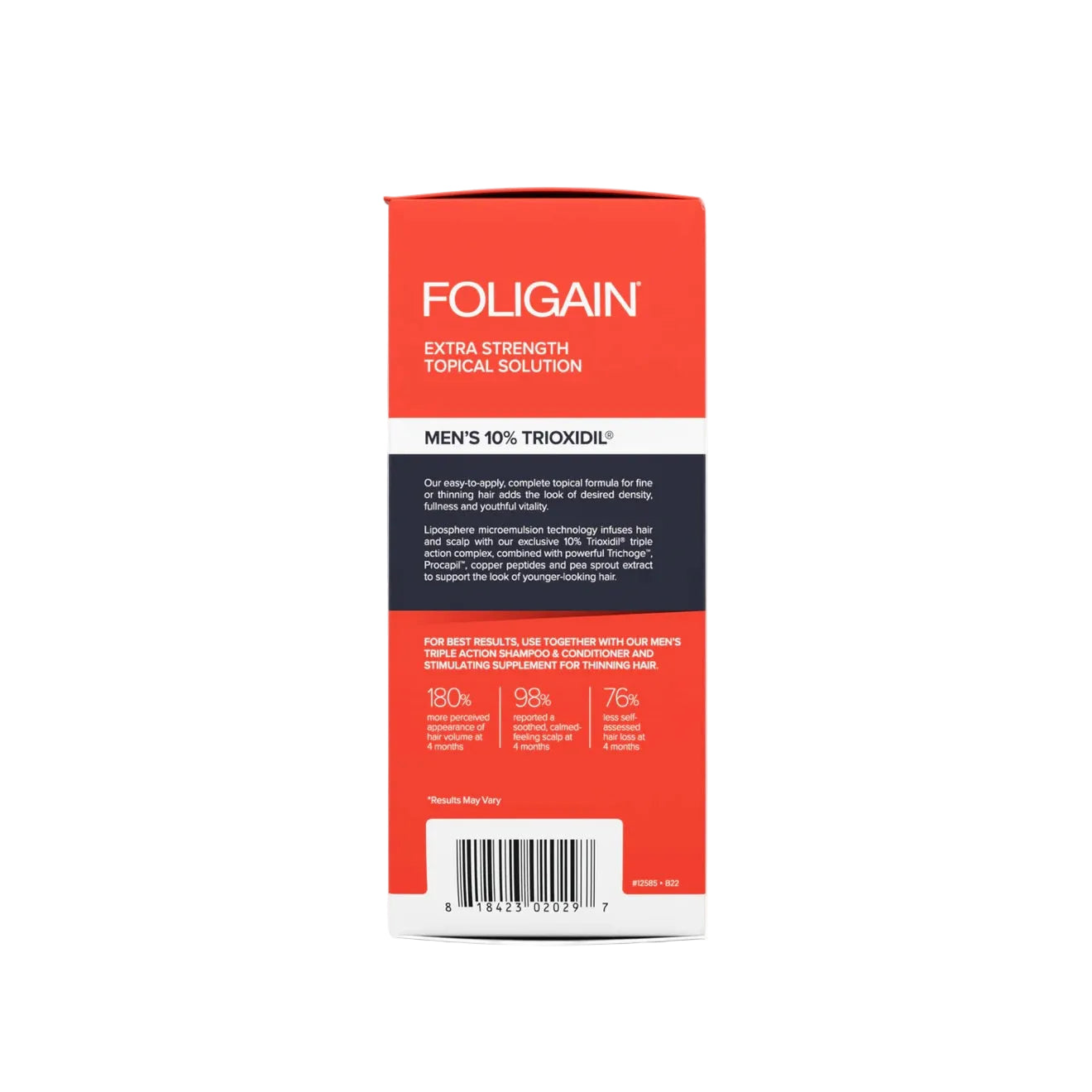 FOLIGAIN Triple Action Haarpflege mit 10% Trioxidil zur Förderung gesunder Haarfollikel
