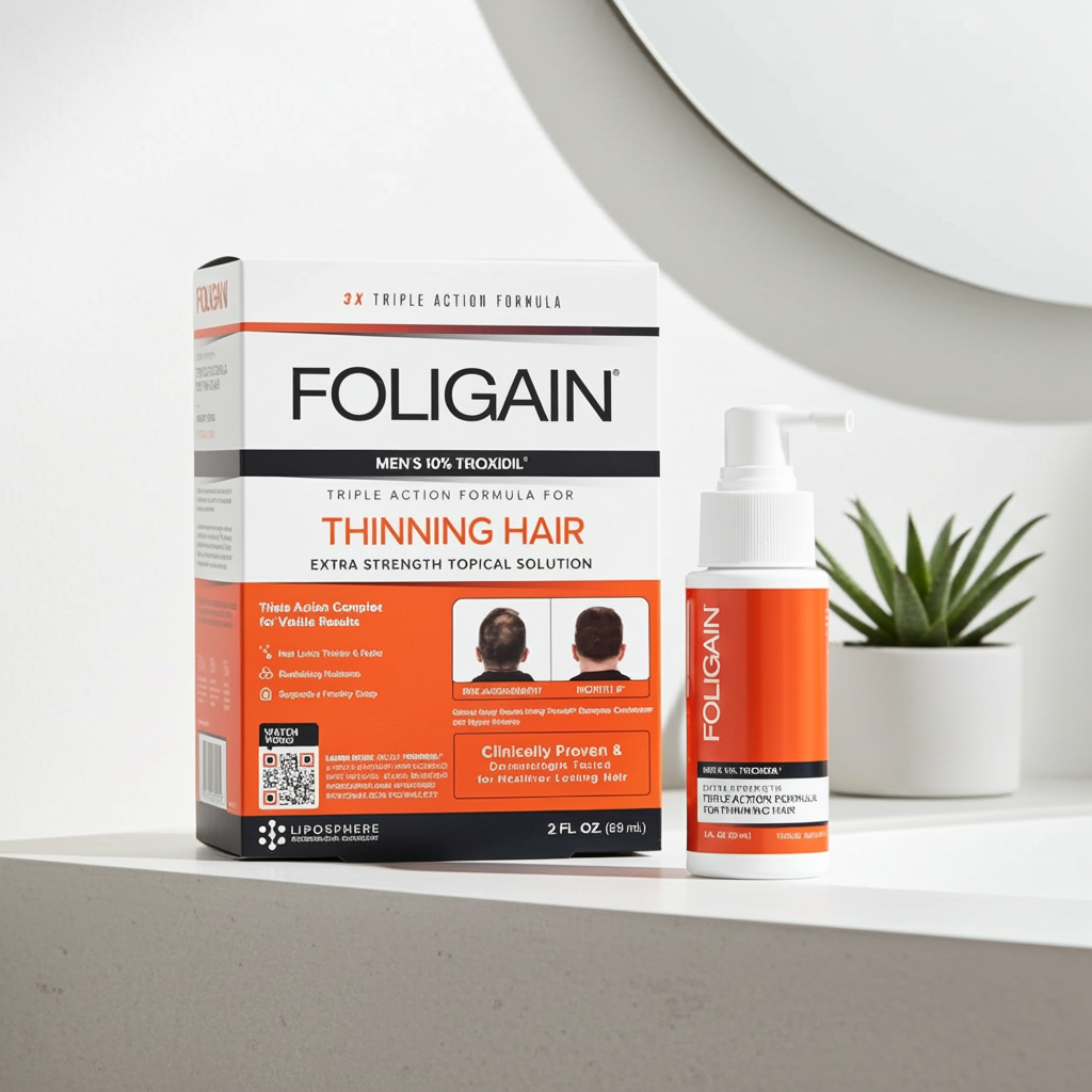 FOLIGAIN 10% Trioxidil Formel zur Förderung gesunder Haarfollikel und Haarstärke