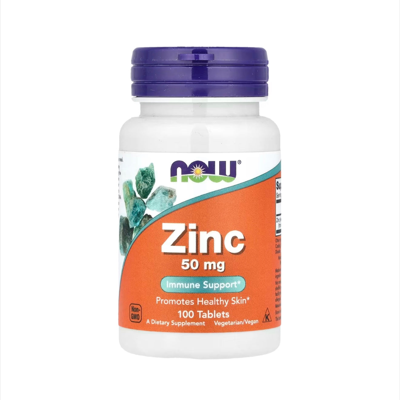 Now food Zink 50 mg (100 Tabletten)