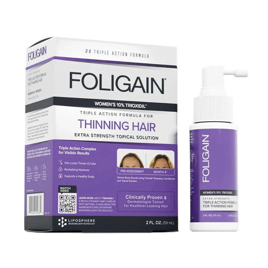 FOLIGAIN Triple Action Intensivformel mit 10 % Trioxidil für Frauen mit dünner werdendem Haar, 59 ml