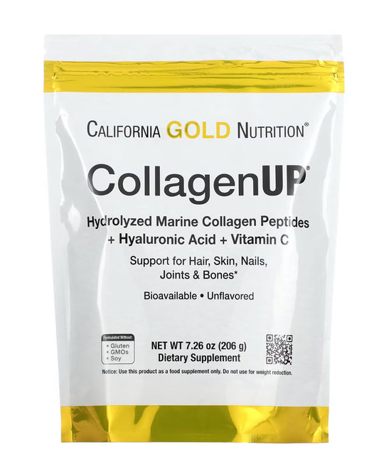 CollagenUP, hydrolyzed marine collagen peptides with hyaluronic acid and vitamin C, tasteless, 206 g