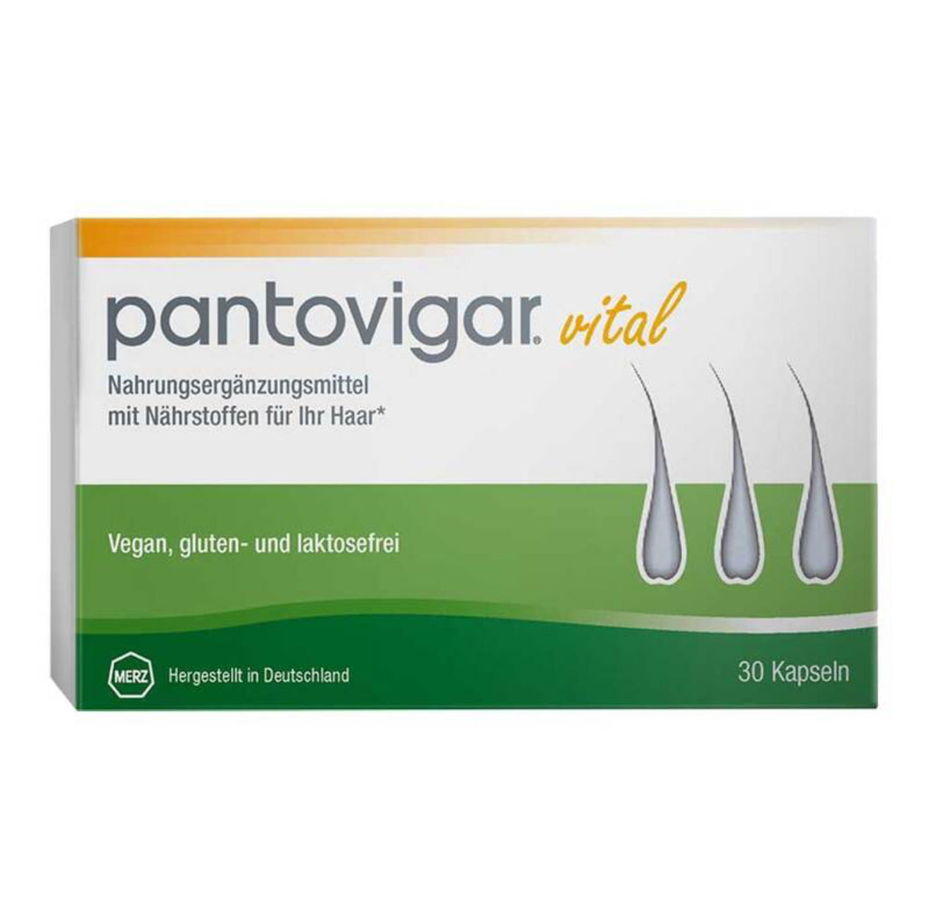 Pantovigar vital Kapseln mit Nährstoffen für Haare, 30 St - stärkt Haarwurzeln, aktiviert Follikel & fördert Wachstum