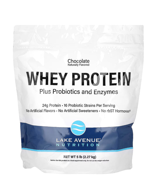 Whey Protein + Probiotics, Chocolate Flavor, 2.27 kg (5 lb.)