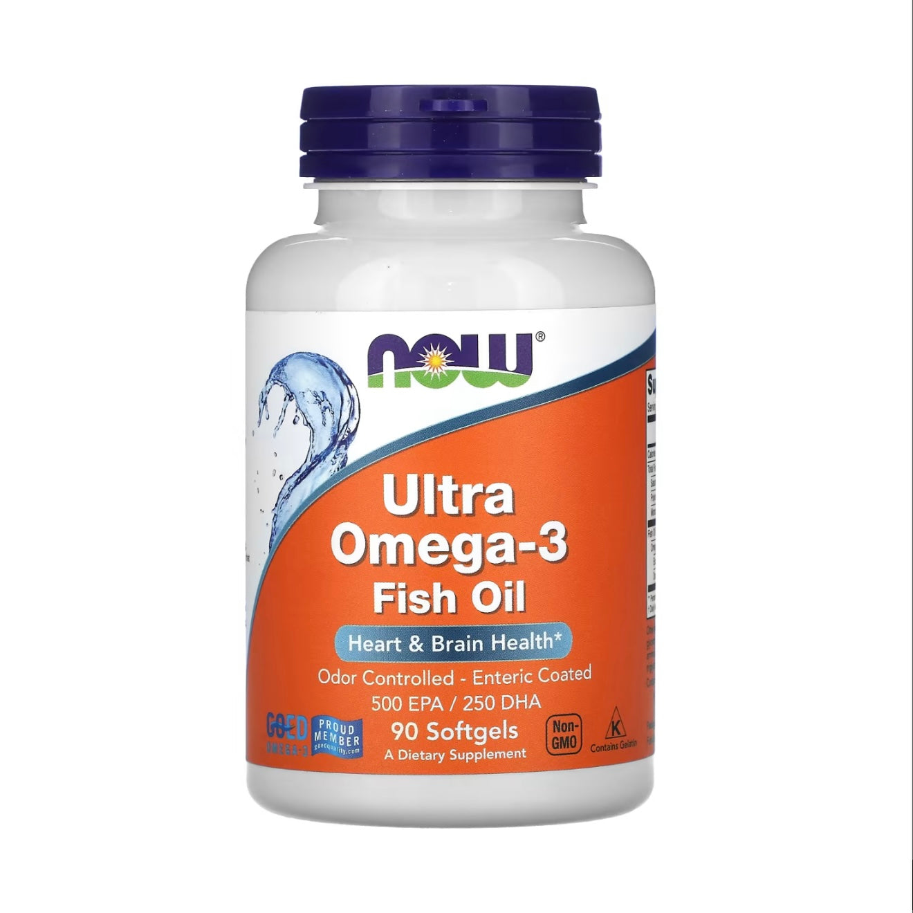 Now food Ultra Omega-3 Fish Oil (90 Kapseln)