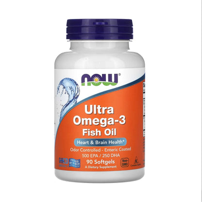 Now food Ultra Omega-3 Fish Oil (90 Kapseln)