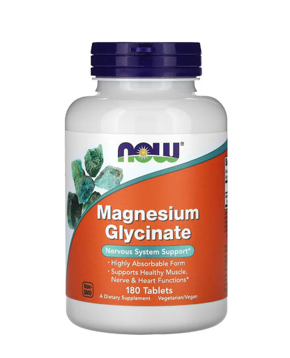 Magnesium Glycinate, Magnesiumglycinat, 200 mg, 180 Tabletten (100 mg pro Tablette)