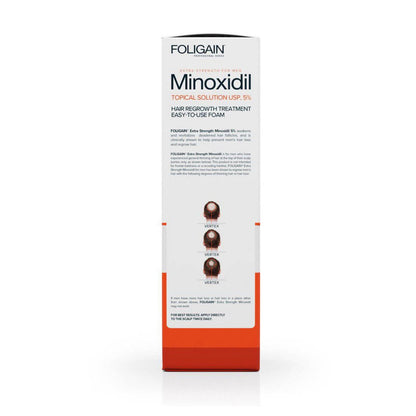 FOLIGAIN Minoxidil Schaum zur Unterstützung von kräftigerem und vollerem Haar