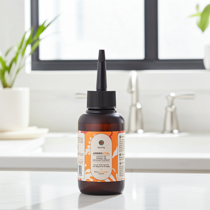 Kopfhautpflege Lotion von HairTry zur Unterstützung bei Haarausfallproblemen