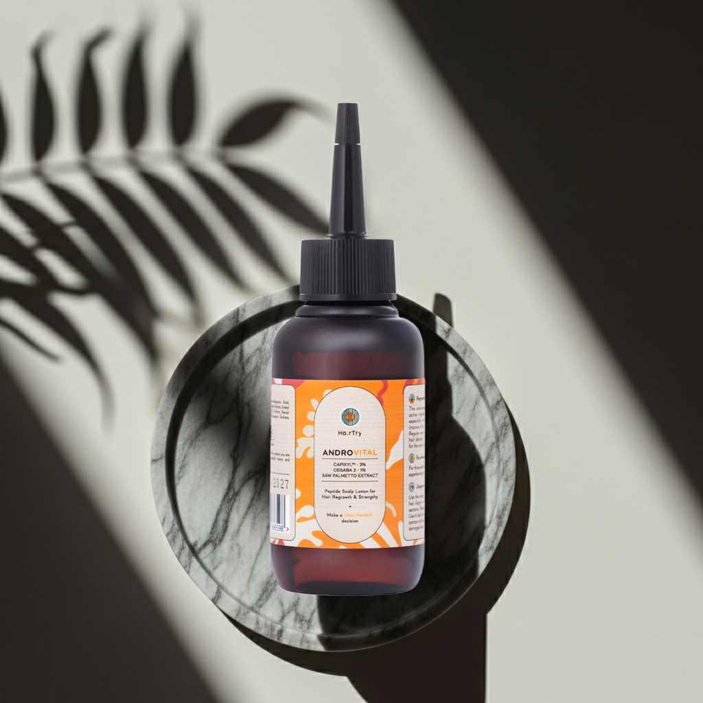AndroVital Kopfhaut-Lotion von HairTry zur Kräftigung der Haarstruktur und Wurzeln