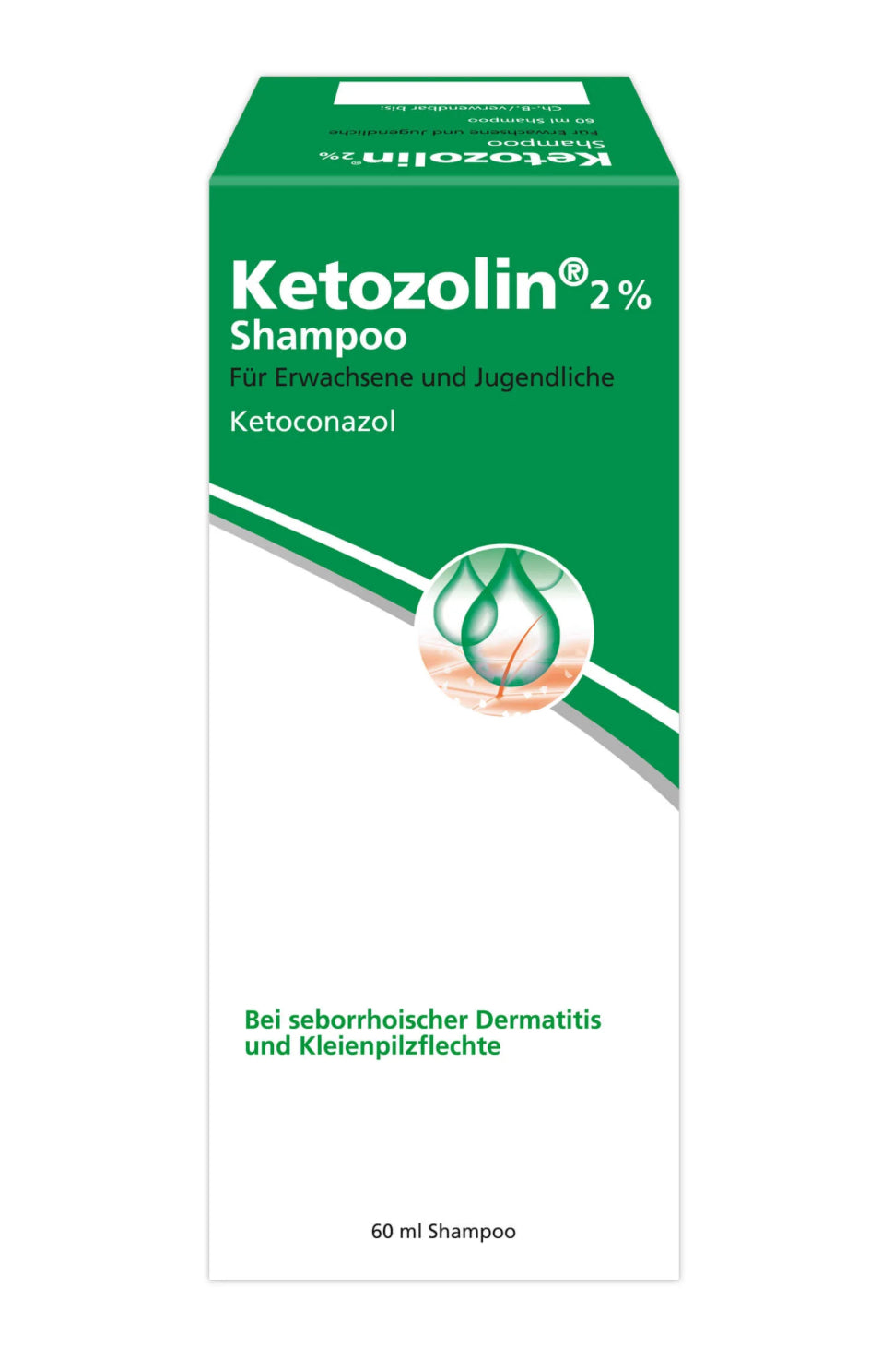 Ketozolin 2% Shampoo behandelt effektiv seborrhoische Dermatitis. Das 60ml Shampoo lindert Juckreiz und Entzündungen und beugt erneutem Auftreten vor. Mit 2% Ketoconazol wirkt es antimykotisch und reduziert Schuppenbildung. Für ein gesundes und ausgeglichenes Kopfhaut.