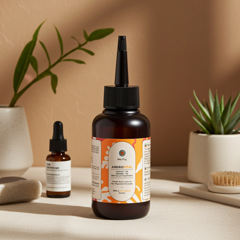 HairTry AndroVital Kopfhaut-Lotion zur Reduzierung von Haarausfall und Haarverdünnung