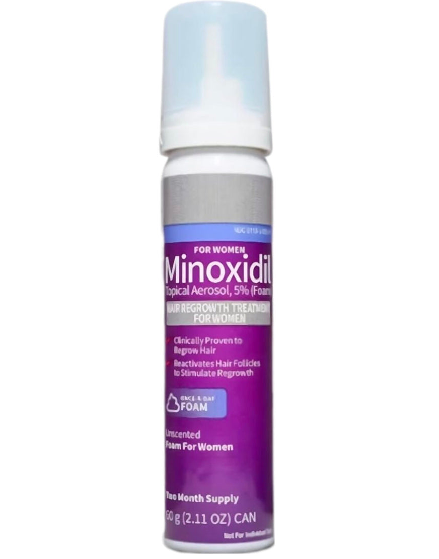 Erwecken Sie das volle Potenzial Ihres Haares mit Minoxidil 5% (Schaum) für Frauen (1 Flasche). Steigern Sie das Haarwachstum und reduzieren Sie den Haarausfall für dickeres, kräftigeres Haar. Klinisch bewiesen und von Experten empfohlen. Geben Sie Ihrem Haar die beste Pflege mit Minoxidil 5% (Schaum) für Frauen (1 Flasche).