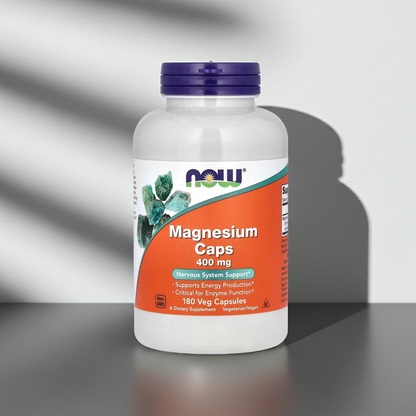 NOW Foods Magnesium Caps hoch bioverfügbares Magnesium in Kapseln
