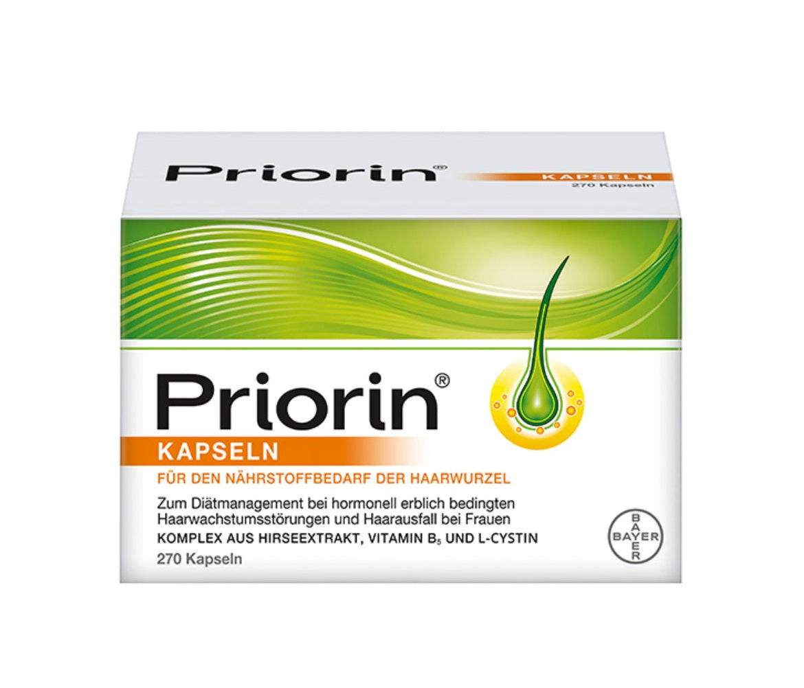Priorin Haar Vitamine zur Unterstützung von Haarwachstum und gesunder Kopfhaut bei Haarausfall