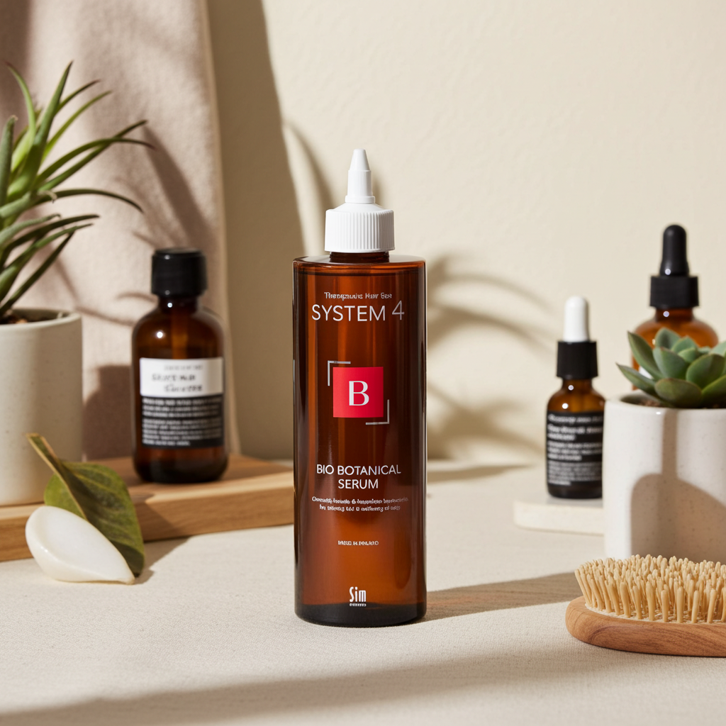 System 4 Bio Botanical Serum 500 ml zur Haarwurzel Pflege und Unterstützung bei Alopezie