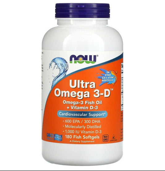 Steigern Sie Ihre Gesundheit mit Ultra Omega 3-D + Vitamin D-3 (180 Kapseln)! Dieses einzigartige Nahrungsergänzungsmittel enthält eine reine Omega-3-Formel, die hilft, Ihre Herzgesundheit zu unterstützen und die natürliche D3-Produktion im Körper zu fördern. Mit nur einer täglichen Einnahme können Sie die Vorteile dieser hochwertigen Kapseln genießen. Verbessern Sie Ihre Lebensqualität mit Ultra Omega 3-D + Vitamin D-3!