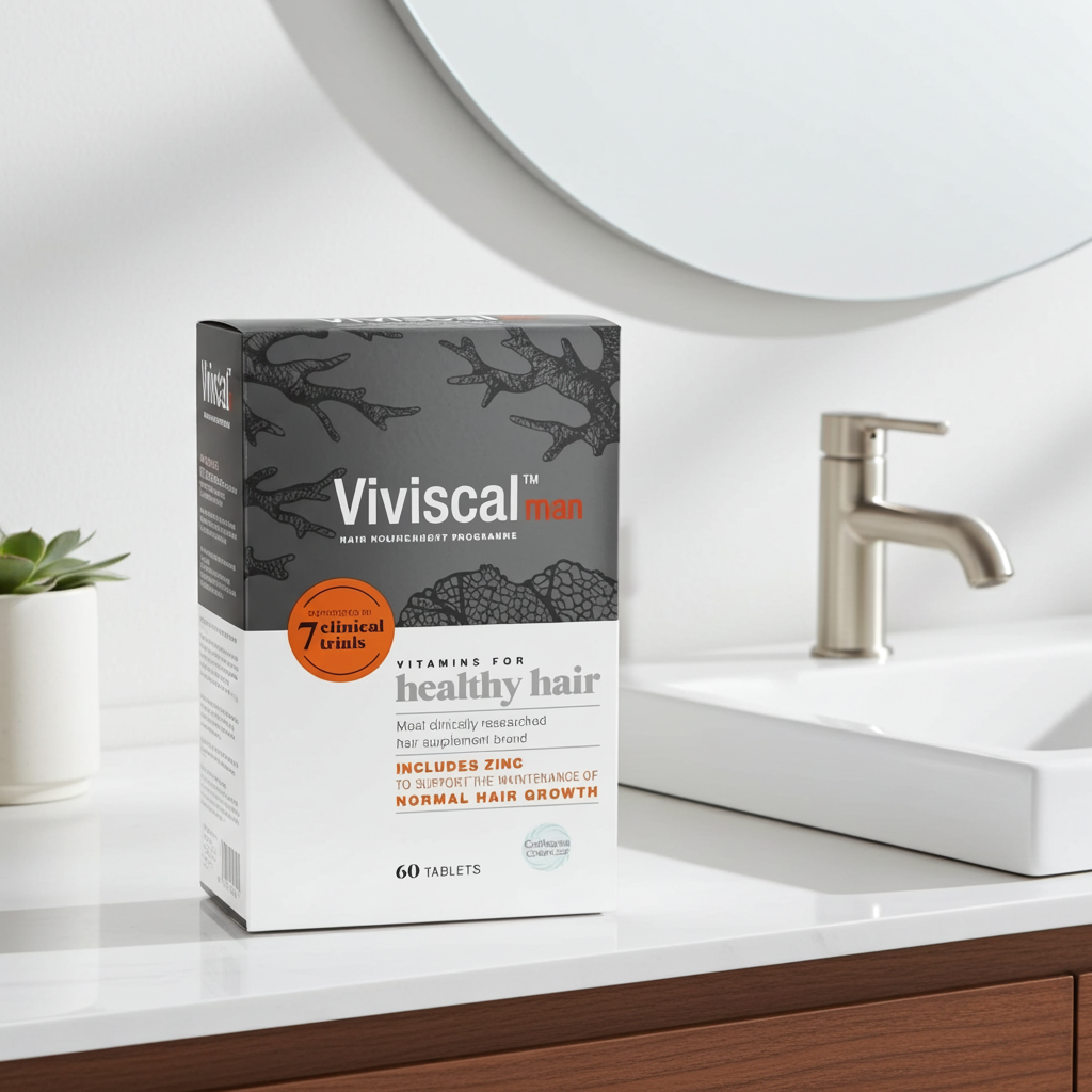 Viviscal Männer Tabletten zur Förderung von gesundem Haarwachstum und Haardichte