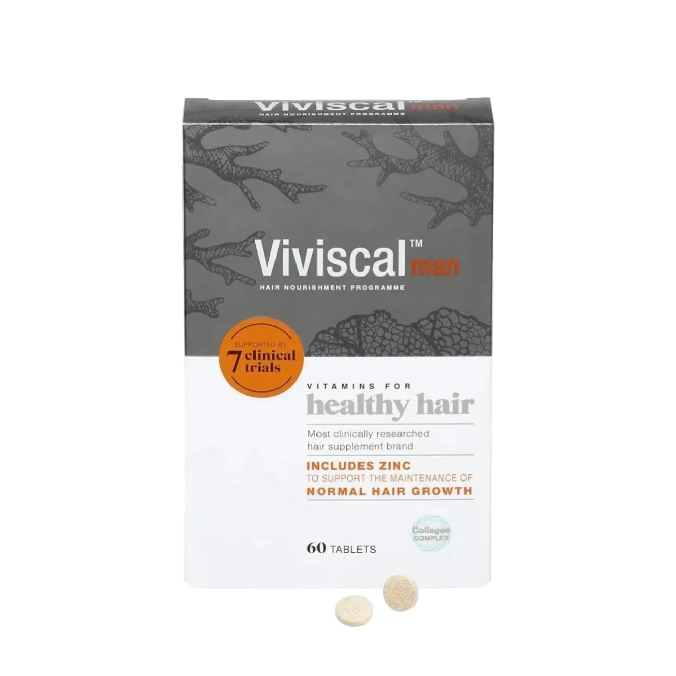 Viviscal Man Tabletten 60 Stück zur Unterstützung von Haarwachstum und kräftigerem Männerhaar