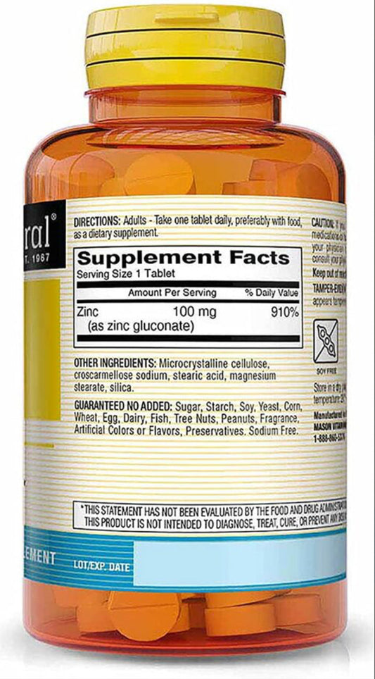 Erhalte mit Zink 100 mg (100 Tabletten) die Unterstützung, die dein Körper braucht. Zink kann das Immunsystem stärken, die Zellteilung fördern und Haut, Haare und Nägel gesund halten. Mit nur einem Tabletten pro Tag erhältst du die empfohlene Tagesdosis an Zink für eine optimale Gesundheit.