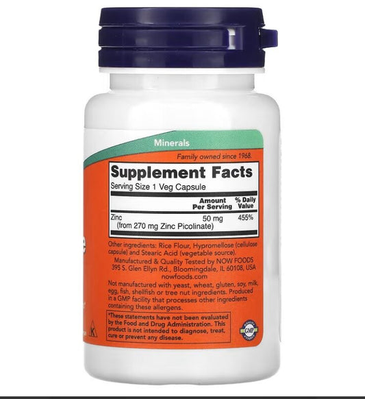 Zinkpicolinat 50 mg (60 Kapseln) ist ein Nahrungsergänzungsmittel mit hoher Bioverfügbarkeit. Es kann die Immunfunktion stärken, die Kollagenproduktion unterstützen und den Zellschutz fördern. Mit 50 mg Zinkpicolinat pro Kapsel bietet dieses Produkt eine wirksame Dosierung für verschiedene gesundheitliche Vorteile.